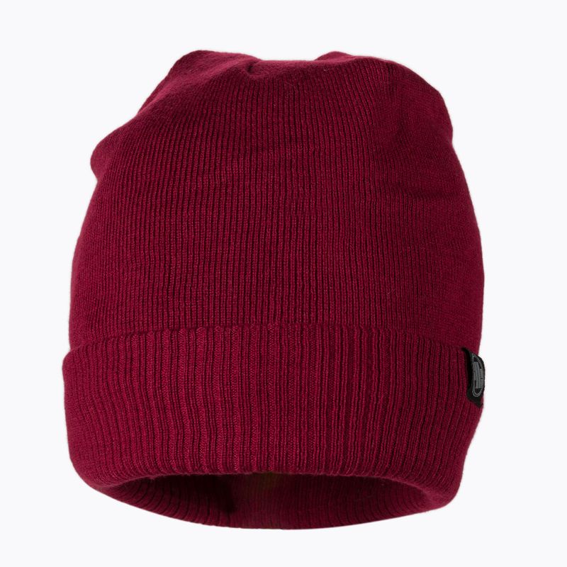 Férfi téli sapka Pitbull West Coast Beanie Small Logo burgundy
