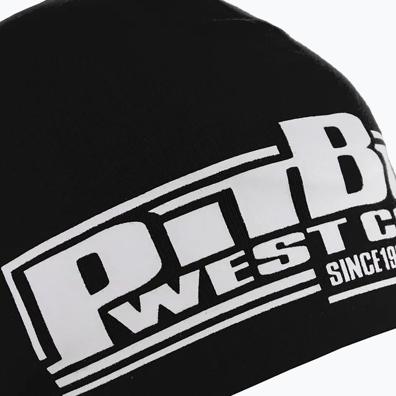 Pitbull West Coast Beanie Classic Boxing téli sapka fekete/fehér 3