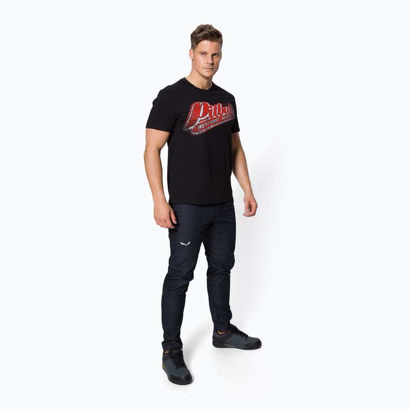 Férfi póló Pitbull West Coast RED BRAND black 2