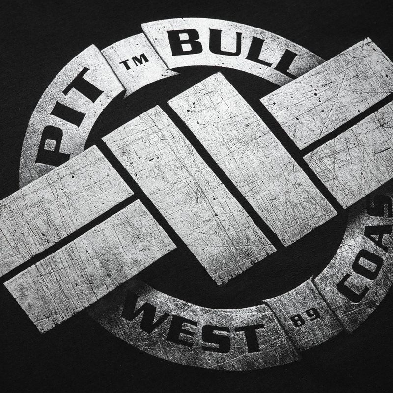 Férfi póló Pitbull West Coast Steel Logo black 3