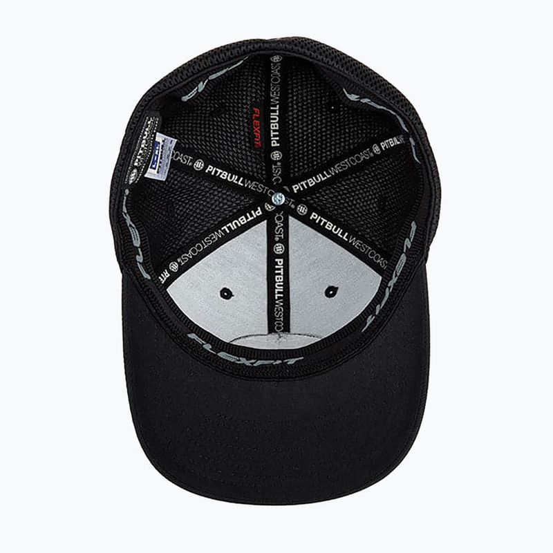 férfi baseballsapka męska Pitbull West Coast Mesh Full Cap California Dog black 4
