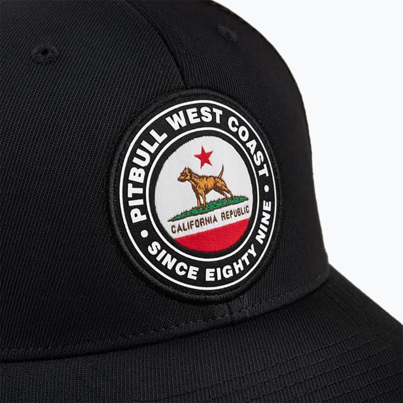 férfi baseballsapka męska Pitbull West Coast Mesh Full Cap California Dog black 5