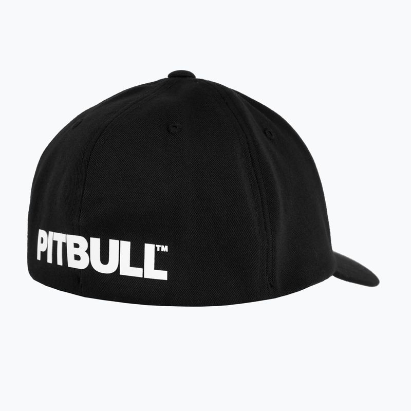 férfi baseballsapka męska Pitbull West Coast Full Cap New Logo white/black 2