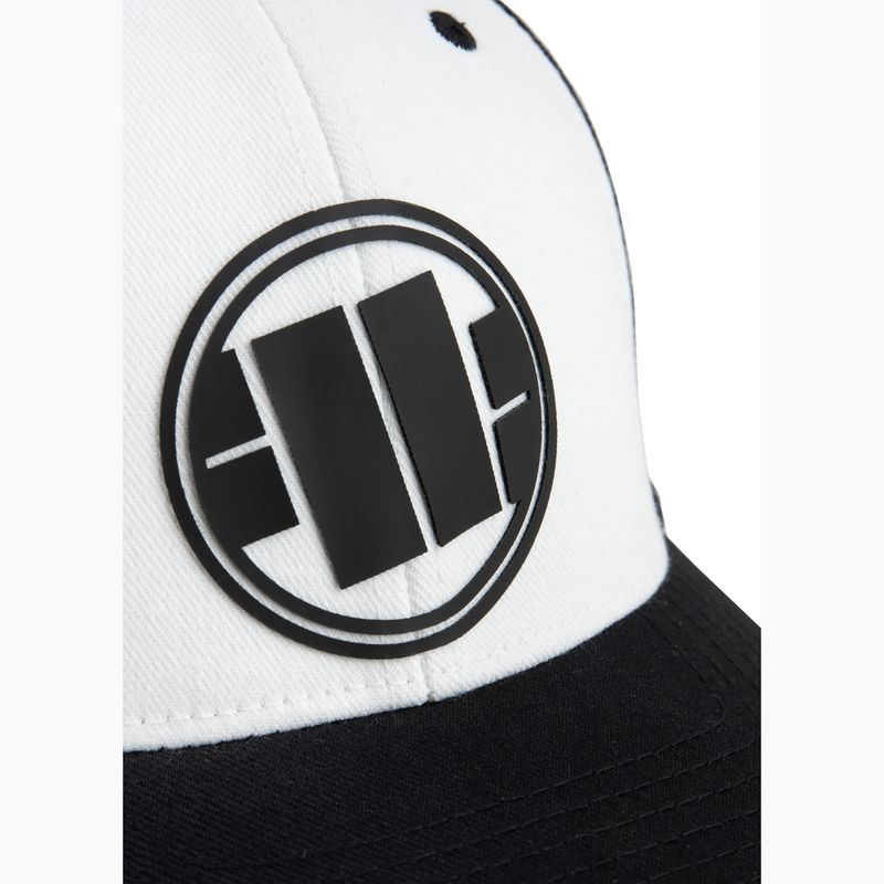 férfi baseballsapka męska Pitbull West Coast Full Cap New Logo white/black 3