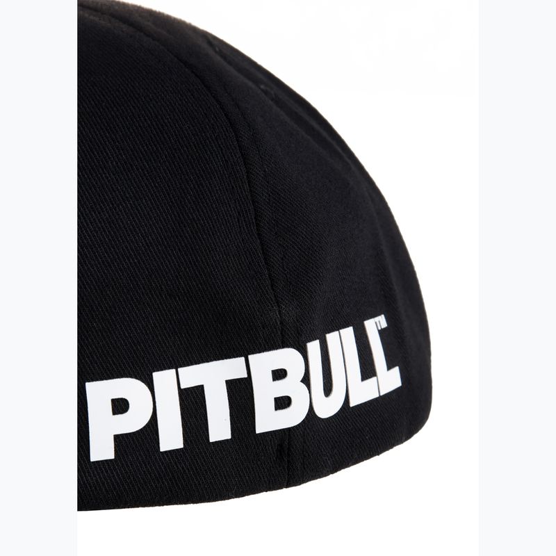 férfi baseballsapka męska Pitbull West Coast Full Cap New Logo white/black 4