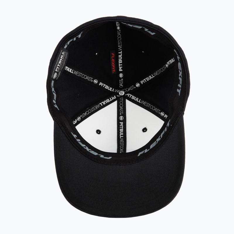 férfi baseballsapka męska Pitbull West Coast Full Cap New Logo white/black 5