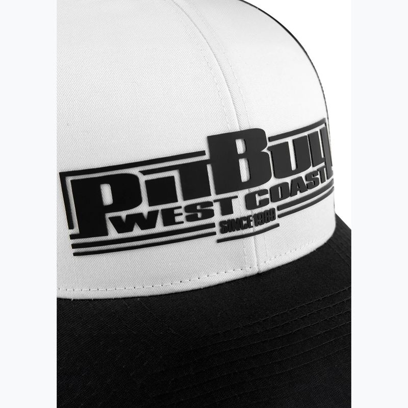 Pitbull Classic Boxing téli sapka fehér/fekete 4