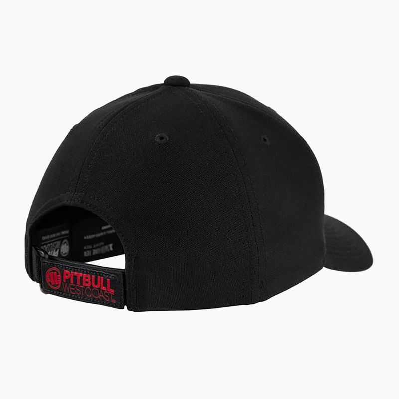 Pitbull West Coast férfi Snapback Seascape fekete/piros nyomtatott sapka 2