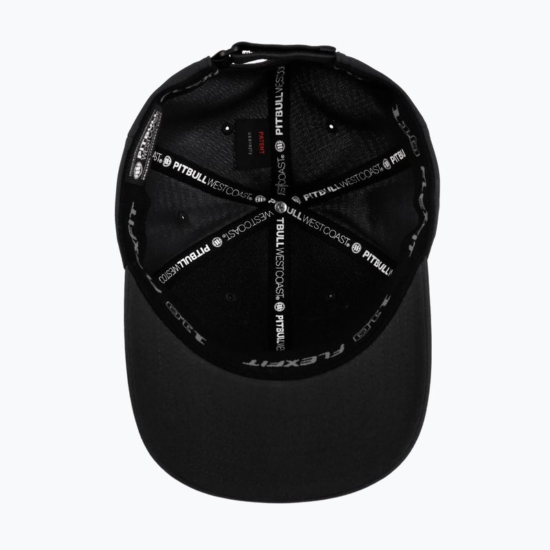 Pitbull Snapback Seascape fekete/piros nyomtatott baseball sapka 3
