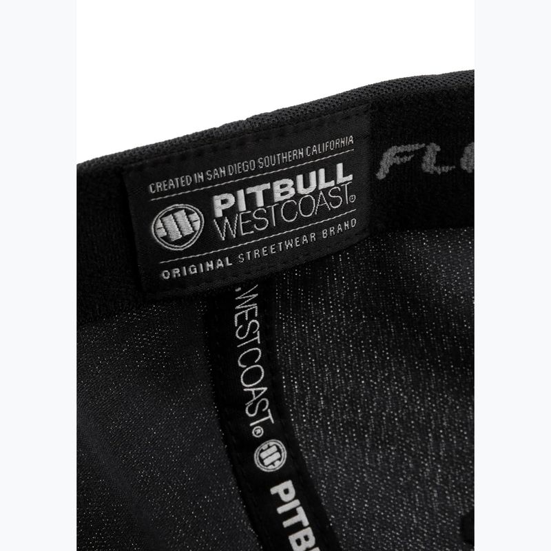 Pitbull Snapback Seascape fekete/piros nyomtatott baseball sapka 6