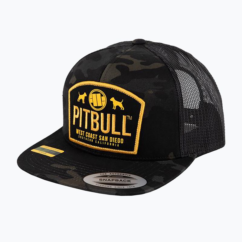 Baseballsapka Pitbull Mesh Snapback Dogs all black camo