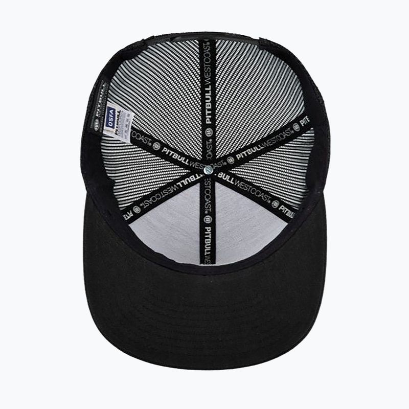 Pitbull Mesh Snapback kutyák sapka fekete 3