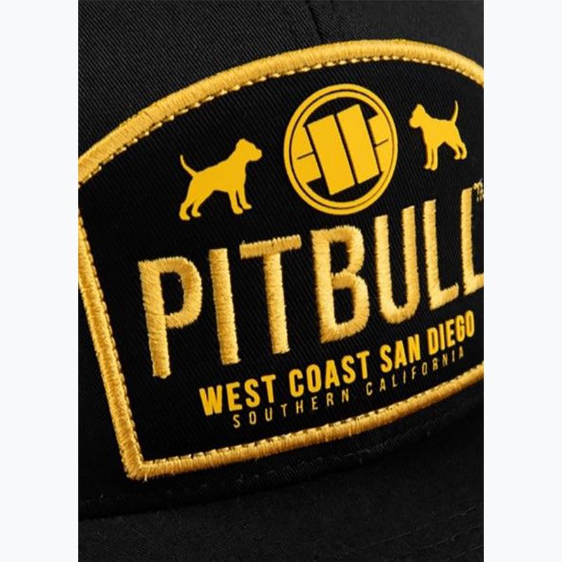 Pitbull Mesh Snapback kutyák sapka fekete 4