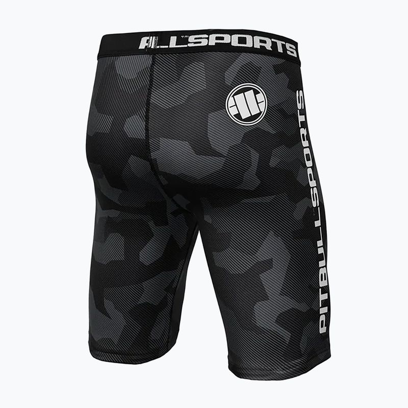 Férfi kompressziós rövidnadrág Pitbull West Coast Shorts Dillard grey camo 2
