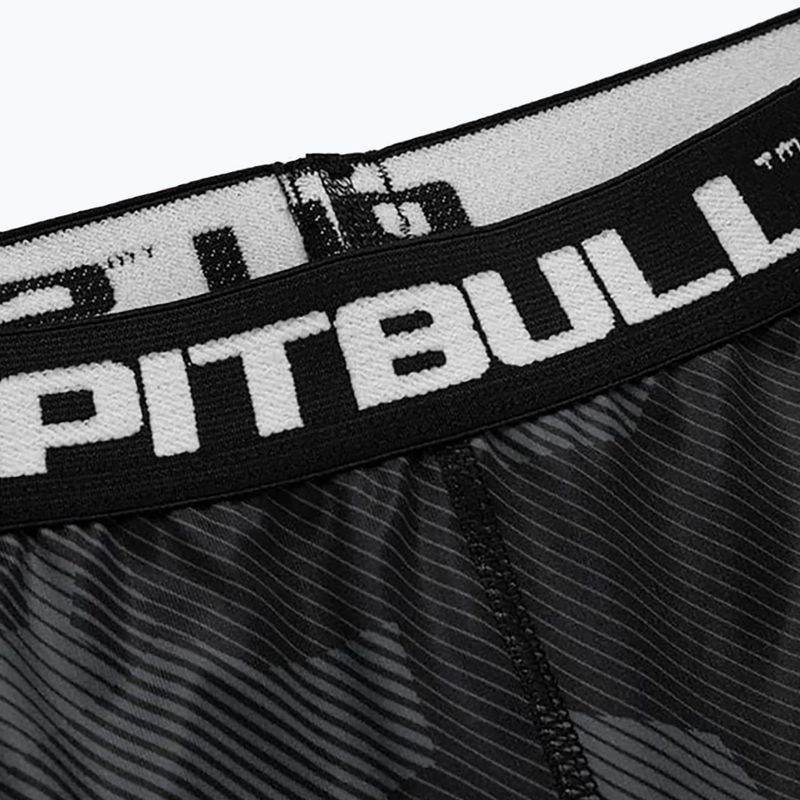 Férfi kompressziós rövidnadrág Pitbull West Coast Shorts Dillard grey camo 3