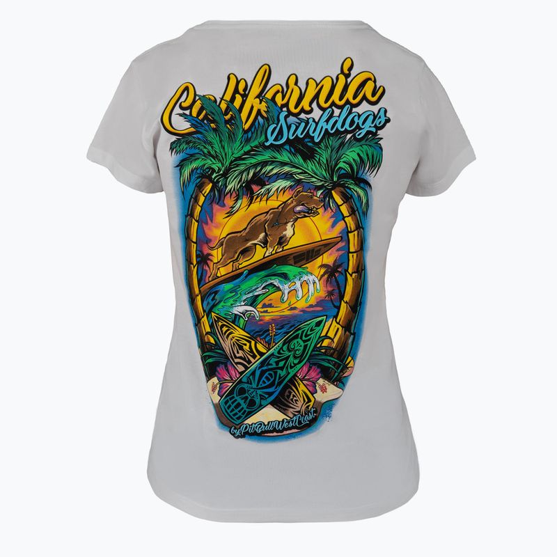 Női póló Pitbull West Coast Surf Dog white 2