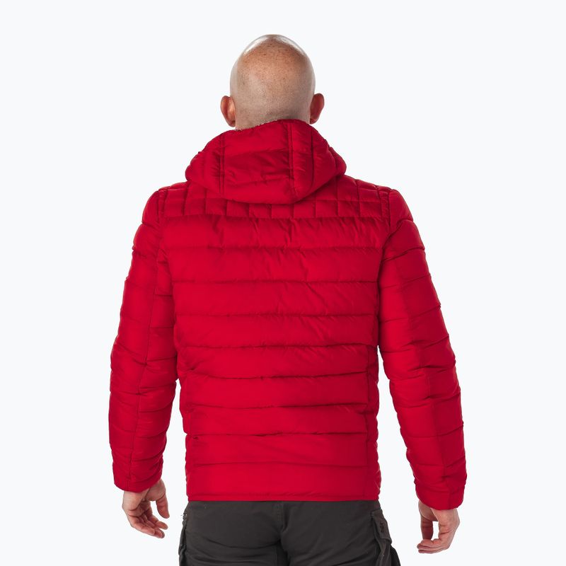 Férfi Pitbull West Coast Padded Hooded Seacoast télikabát piros 2