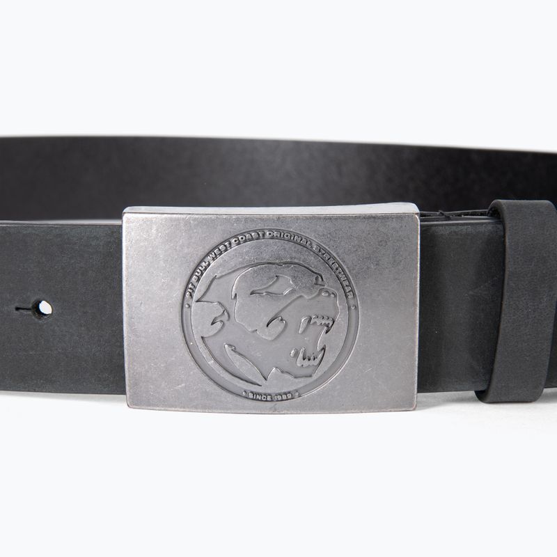 Férfi öv Pitbull West Coast Original Leather Bones black 2