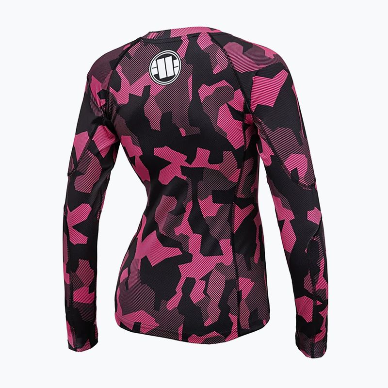 Női Rashguard hosszú ujjú ruha Pitbull West Coast L-S Rash Dillard pink camo 2