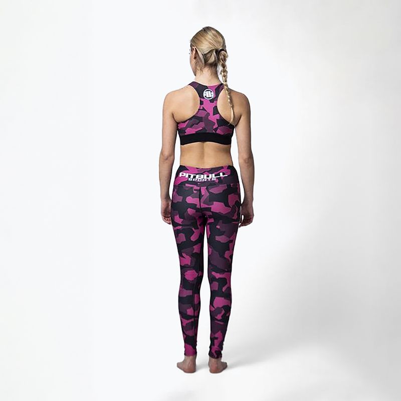 Női leggings Pitbull West Coast Compr Pants Dillard pink camo 6
