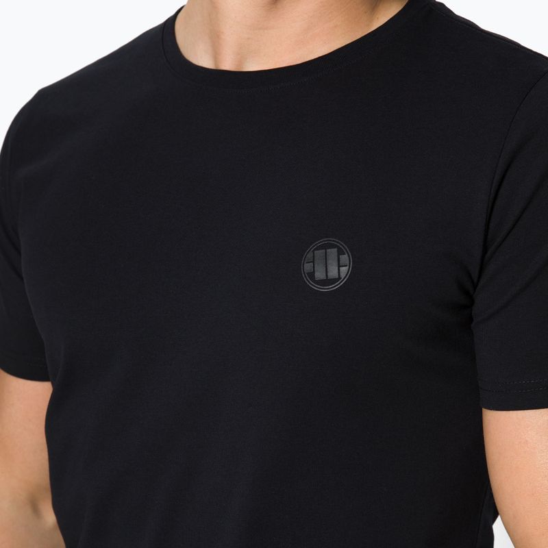 Férfi póló Pitbull West Coast Slim Fit Lycra Small Logo black 4