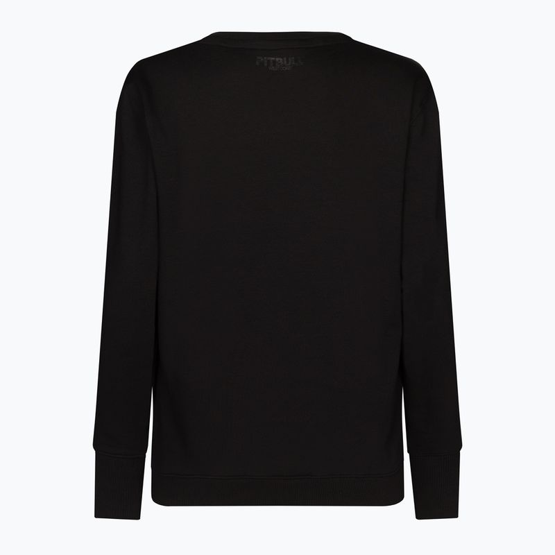 Női pulóver Pitbull West Coast Crewneck Seascape black 2