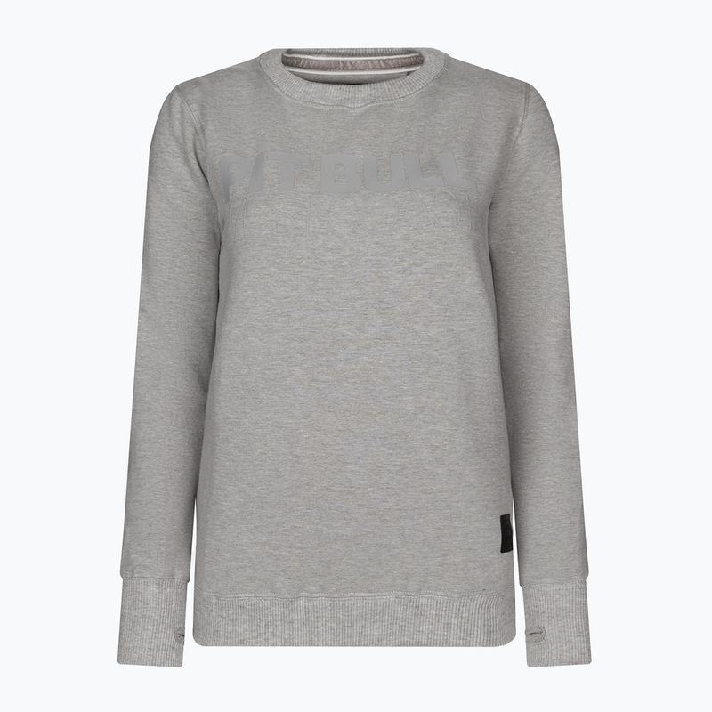 Női pulóver Pitbull West Coast Crewneck Seascape grey/melange