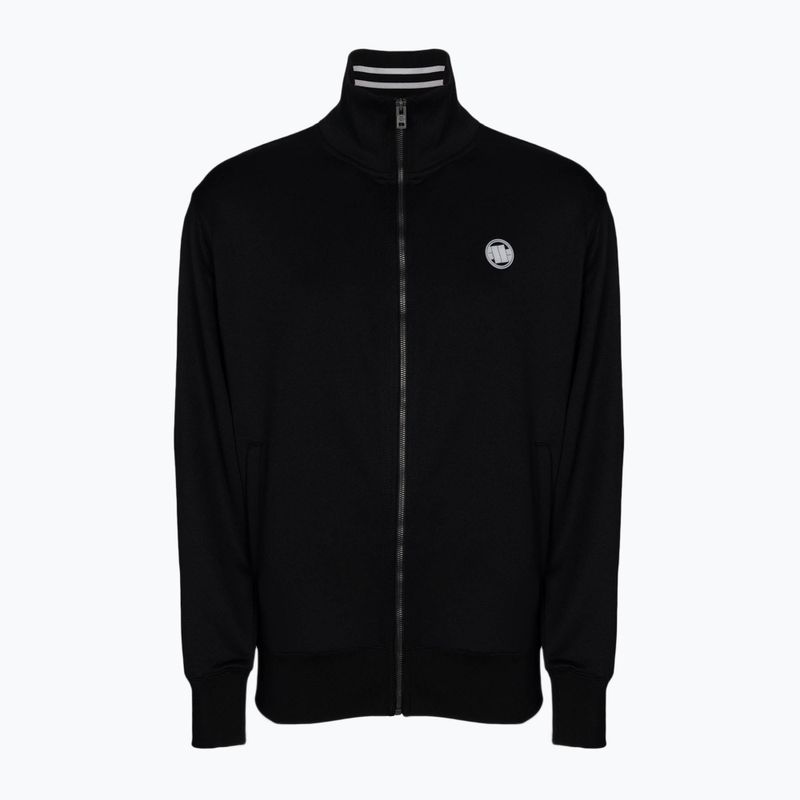 Férfi pulóver Pitbull West Coast Oldschool Track Small Logo black