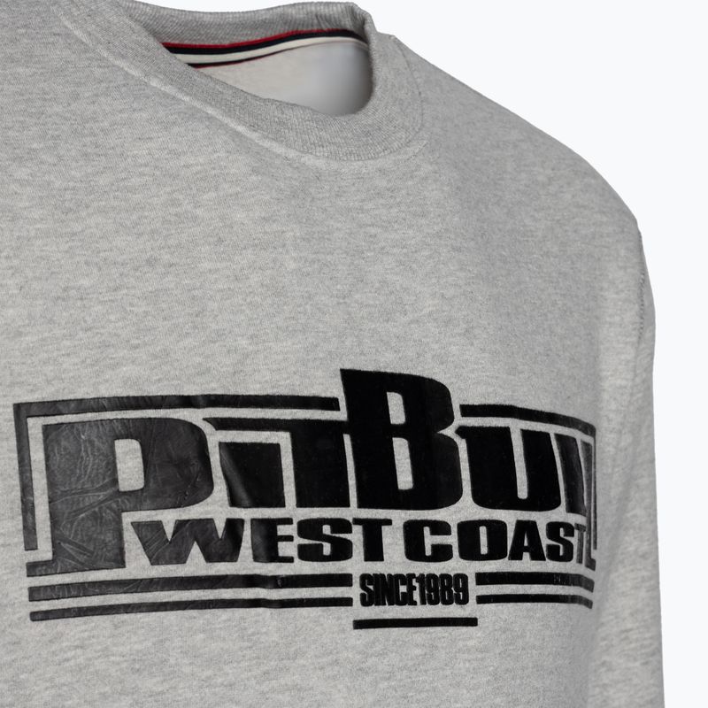 Férfi pulóver Pitbull West Coast Crewneck Classic Boxing 21 grey/melange 3
