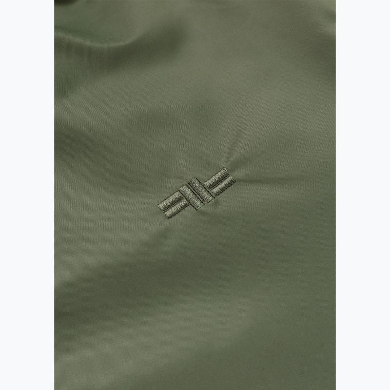 Férfi bomberdzseki Pitbull Sherpa Hooded Bomber olive 8