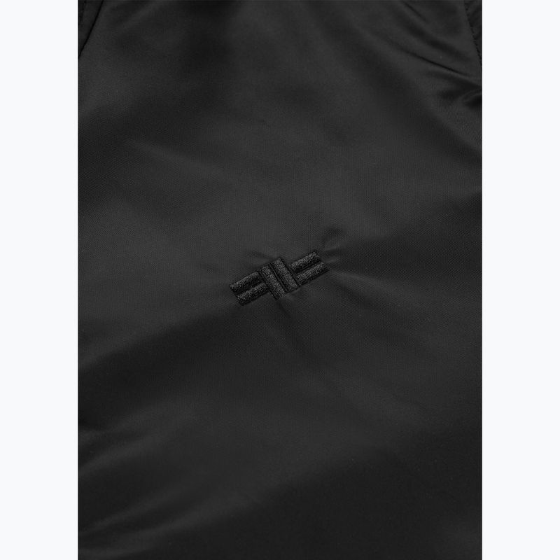 Férfi dzseki Pitbull Sherpa Hooded Bomber black 10