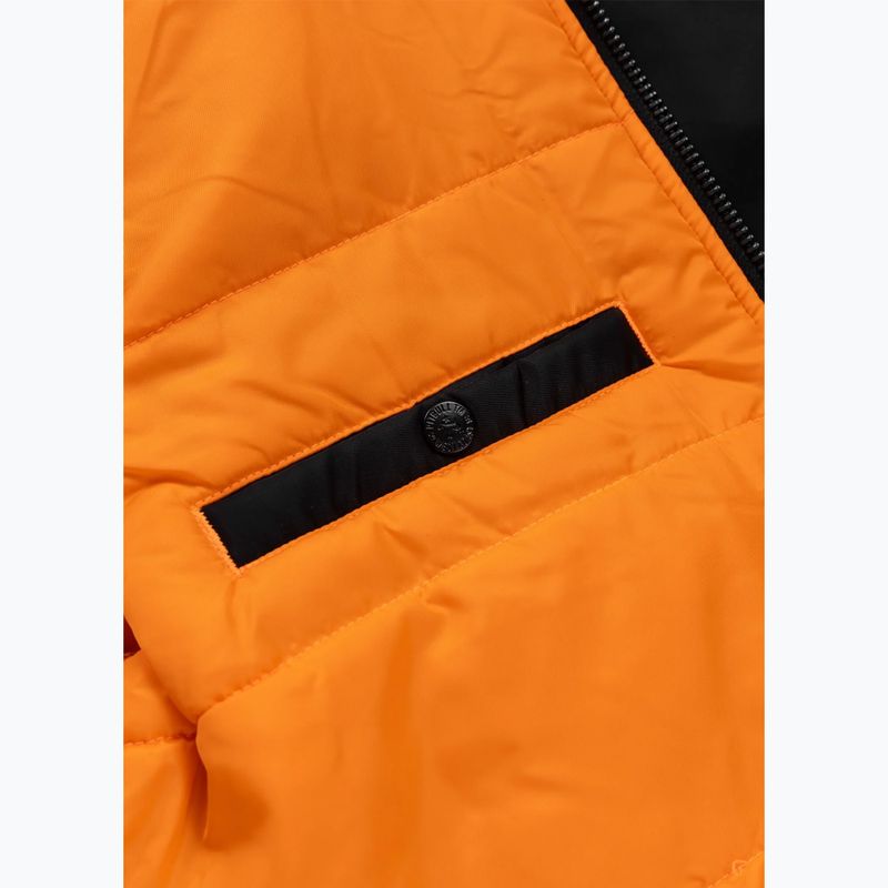 Férfi dzseki Pitbull Sherpa Hooded Bomber black 15