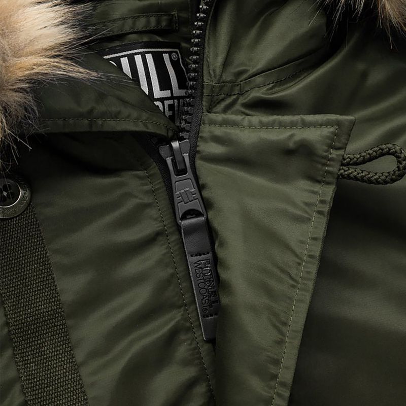 Férfi téli kabát Pitbull West Coast Fur Parka Alder olive 3