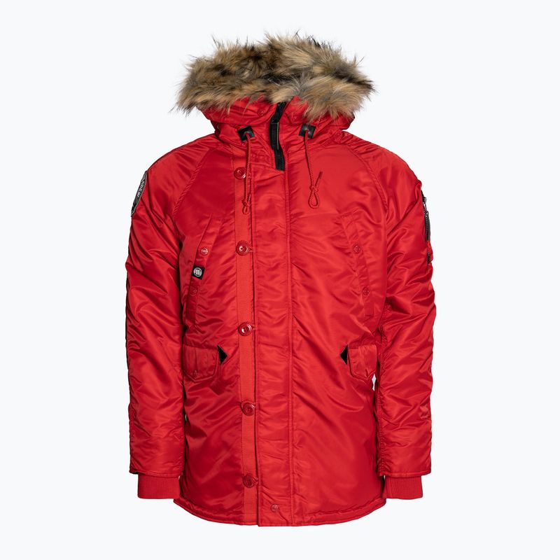 Férfi téli kabát Pitbull West Coast Fur Parka Alder red 10