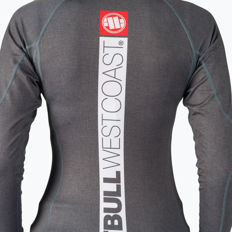 Női Rashguard hosszú ujjú ruha Pitbull West Coast Rash L-S Hilltop grey/melange 5