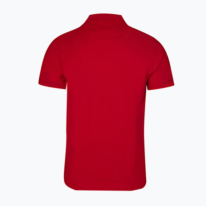 Férfi póló Pitbull West Coast Polo Regular Logo red 2