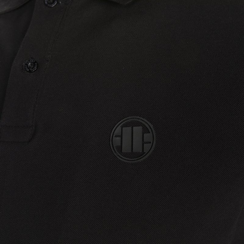 Férfi póló Pitbull West Coast Polo Slim Logo black 3