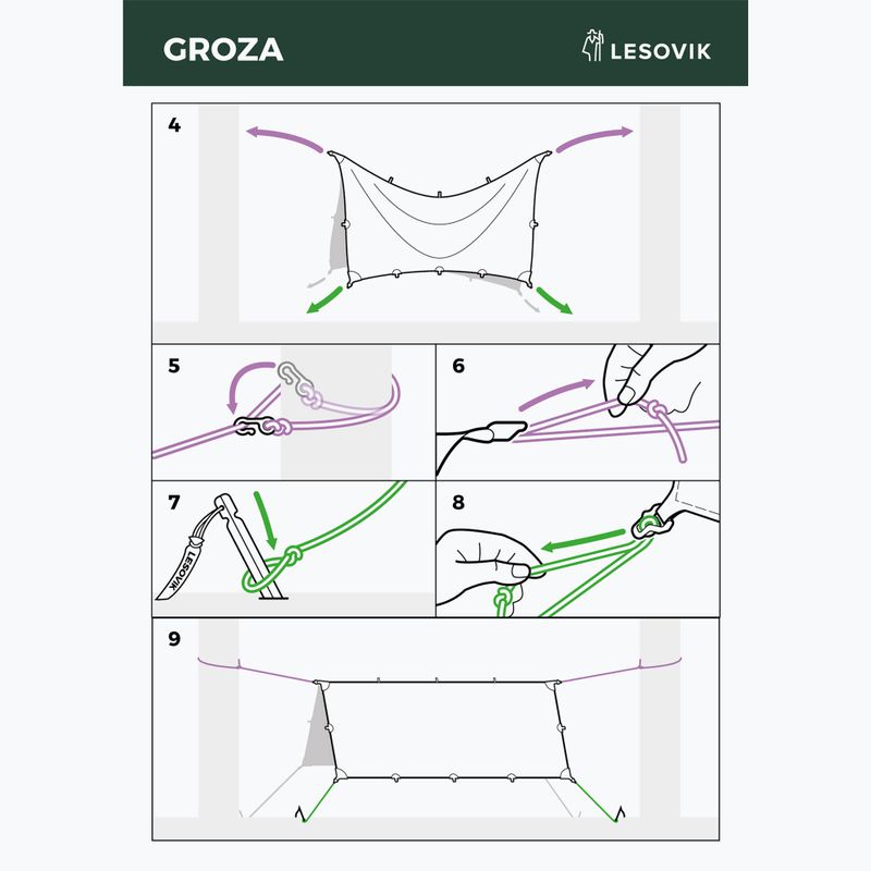 Ponyva Lesovik Groza walnut brown 3