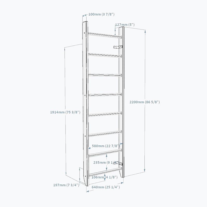 BenchK torna létra barna BK-110 9