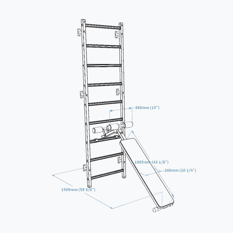 BenchK edzőpad fekete BK-B310B/710B 4