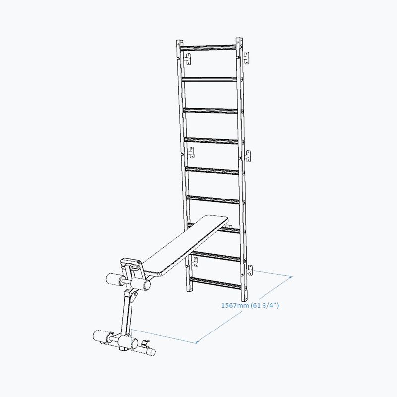 BenchK edzőpad fekete BK-B310B/710B 3