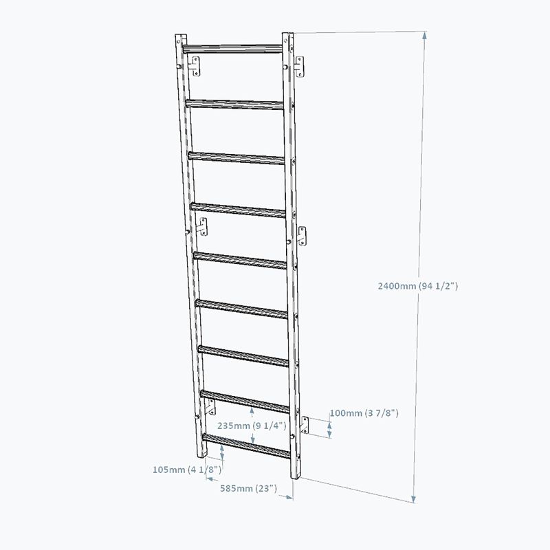 BenchK tornalétra barna BK-310B/710B 5