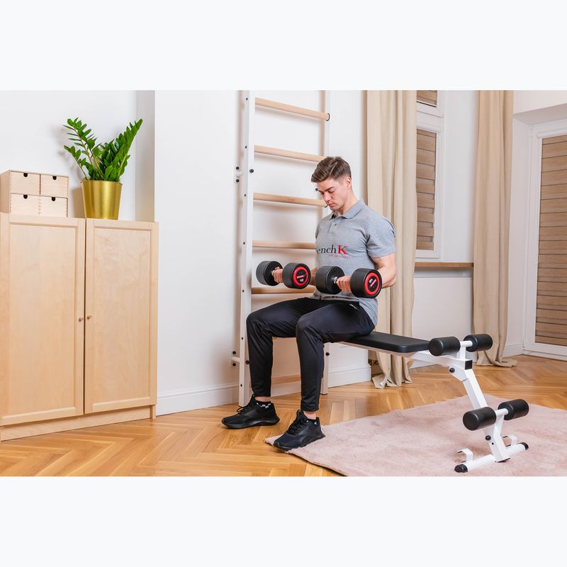 BenchK torna létra fehér BK-723W 15