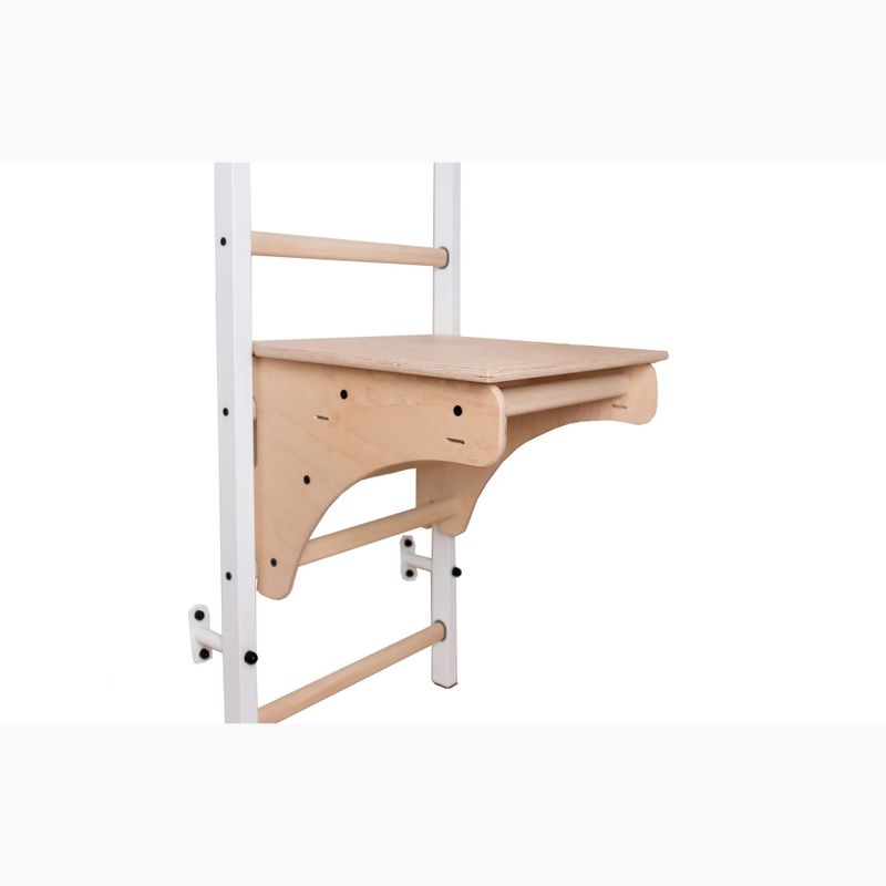 BenchK 212W+A204 fehér matt/tölgy torna létra 3