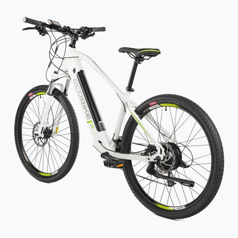 Elektromos kerékpár Ecobike SX3/X-CR LG 13Ah fehér 1010401 3