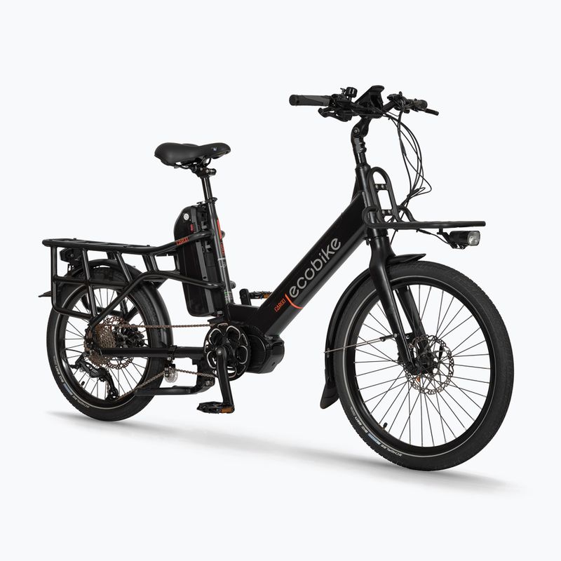 EcoBike Cargo/16Ah Trapeze Cargo+X300 10.4 AH Greenway elektromos kerékpár fekete 1010503 2