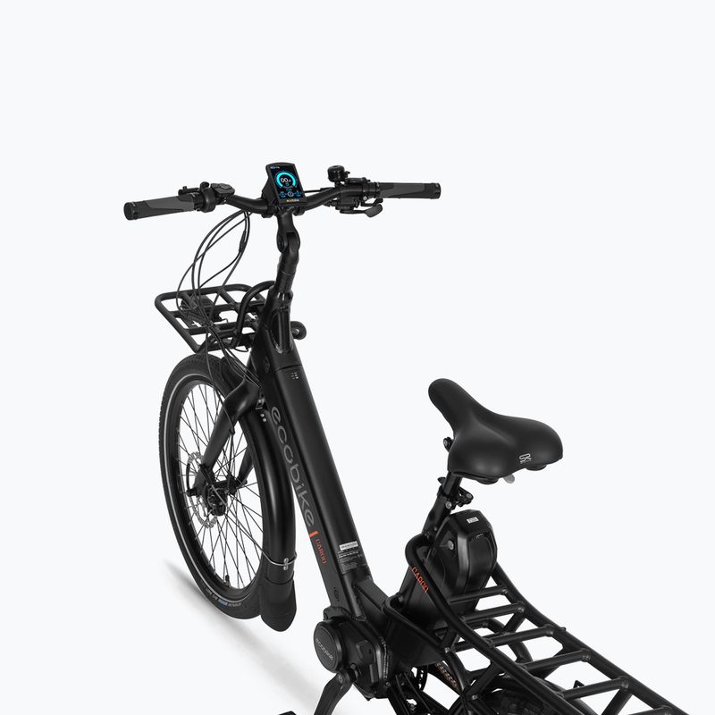 EcoBike Cargo/16Ah Trapeze Cargo+X300 10.4 AH Greenway elektromos kerékpár fekete 1010503 4