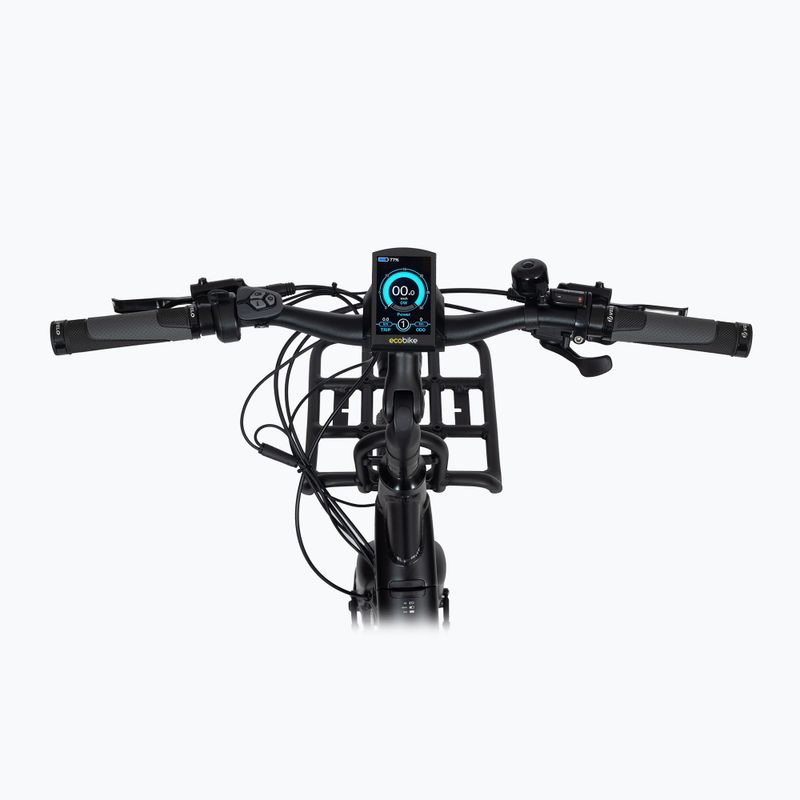 EcoBike Cargo/16Ah Trapeze Cargo+X300 10.4 AH Greenway elektromos kerékpár fekete 1010503 5