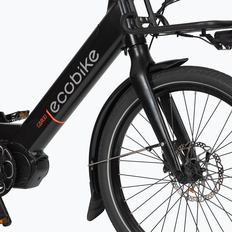 EcoBike Cargo/16Ah Trapeze Cargo+X300 10.4 AH Greenway elektromos kerékpár fekete 1010503 6