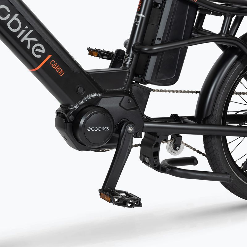 EcoBike Cargo/16Ah Trapeze Cargo+X300 10.4 AH Greenway elektromos kerékpár fekete 1010503 7
